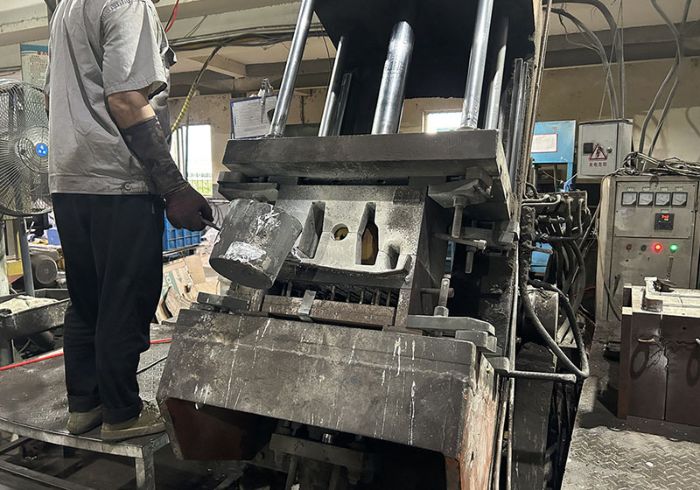 Gravity casting production line