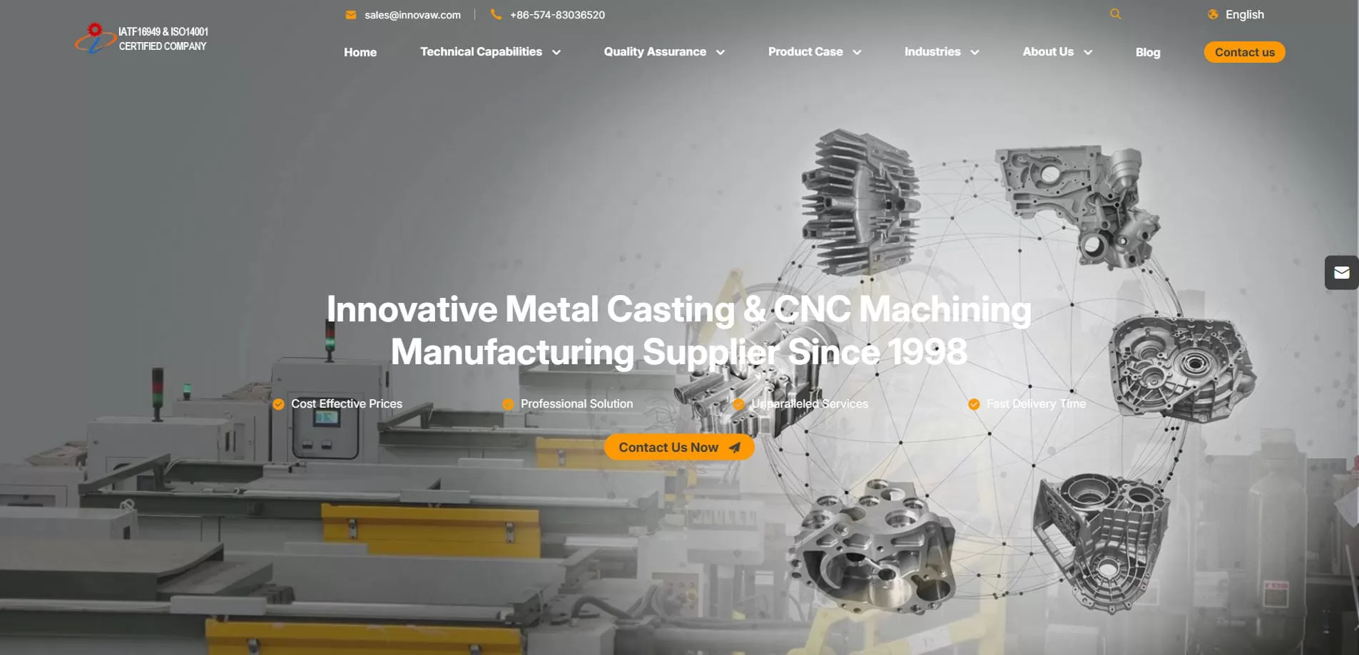 Innovaw Metal Casting and CNC Machining Solutions