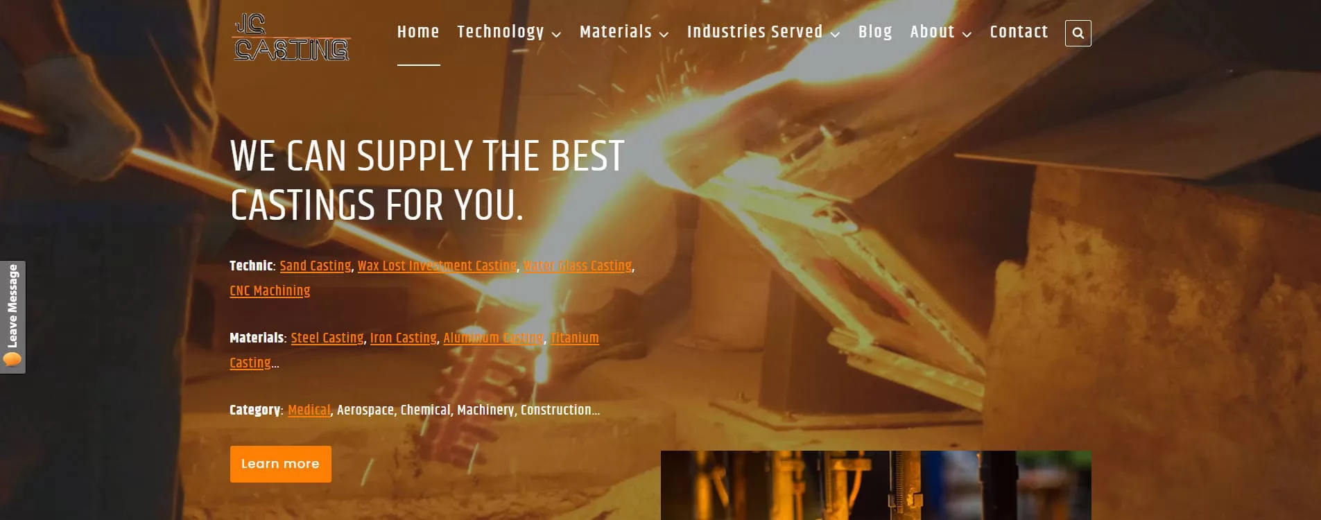 JC Casting Investment Casting Experts
