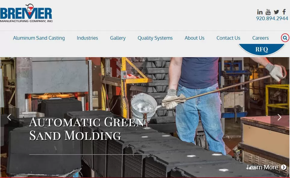 Bremer Manufacturing Aluminum Sand Casting