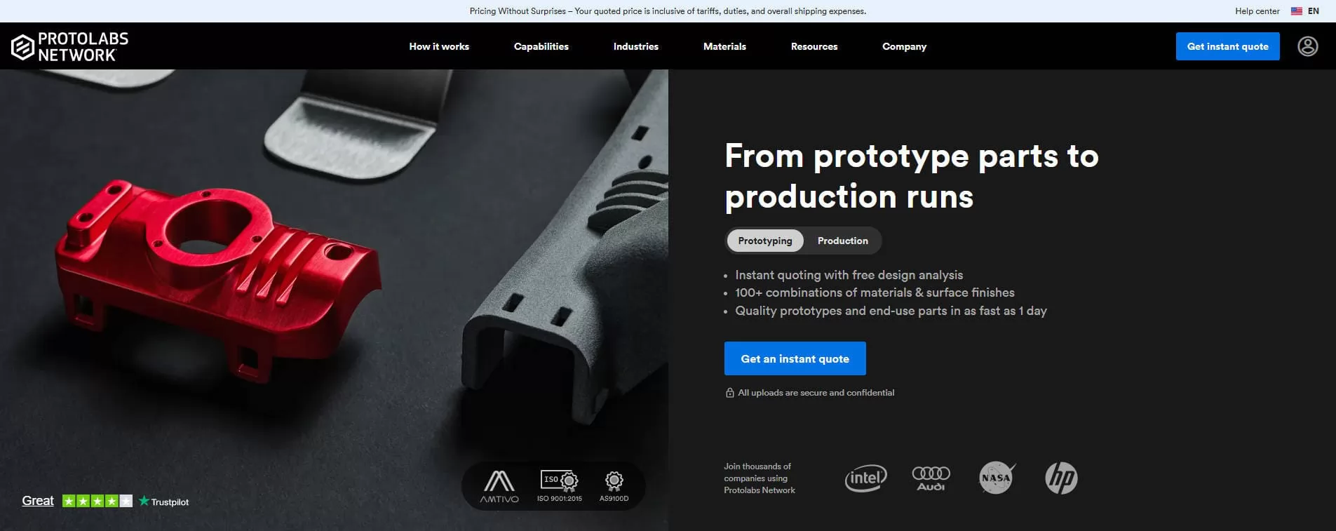 Global CNC Machining and 3D Printing Manufacturer