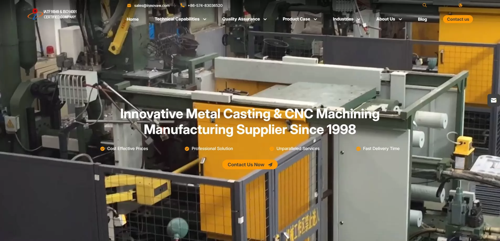 Professional Aluminum Die Casting & CNC Machining Supplier in China