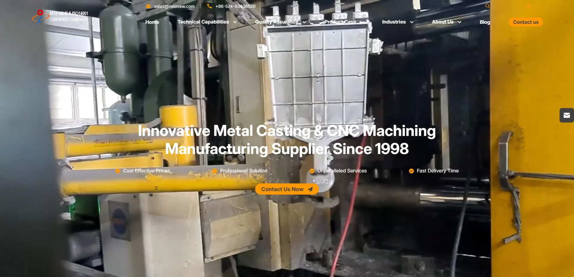 Innovaw Aluminum Die Casting Manufacturer