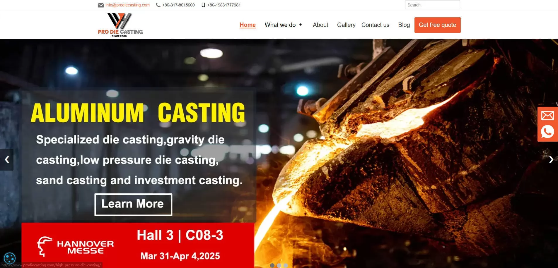 Pro Die Casting - Aluminum Casting Manufacturer in China