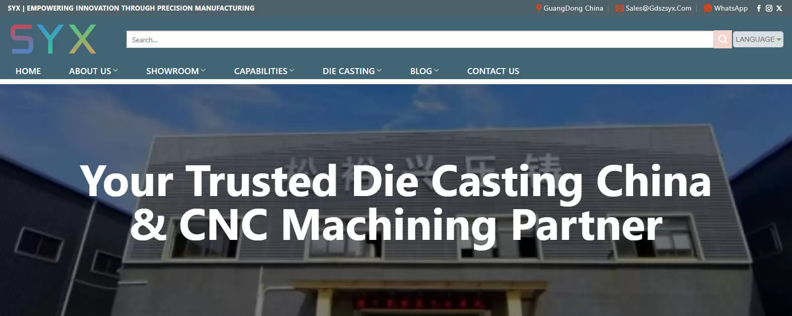SYX Die Casting - Aluminum Die Casting and CNC Manufacturer in China