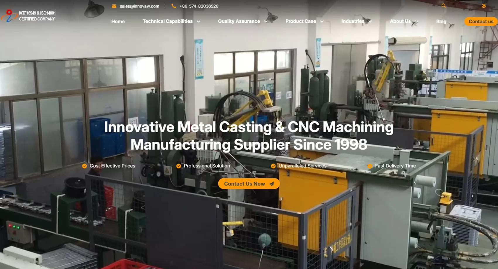 Top Aluminium Gravity Casting Factory and Supplier in China