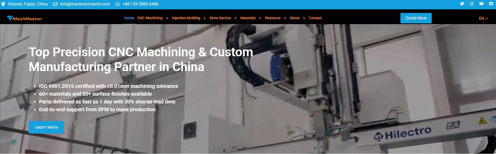 Top CNC Machining & Custom Manufacturing Partner in China