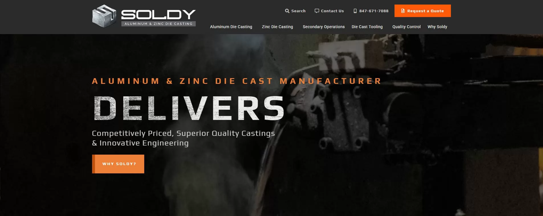 Soldy Aluminum and Zinc Die Casting Manufacturer